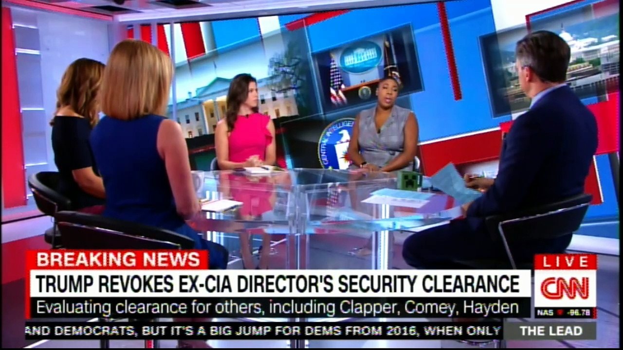 Reactions on Donald Trump revokes Ex-CIA Director's Security clearance. #DonaldTrump #Breaking #CIA #News #WhiteHouse #CNN #JackTapper