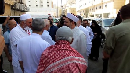 Diyanet İşleri Başkanı Erbaş Mekke'de hastaları ziyaret etti - MEKKE