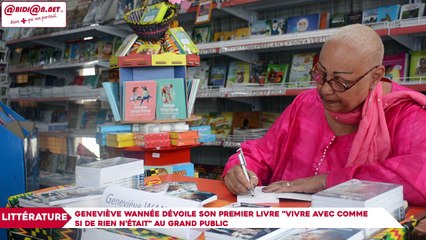 Geneviève Wanné dévoile son premier livre "Vivre avec comme si de rien n’était" au grand public
