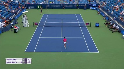 Cincinnati - Élimination surprise de Muguruza
