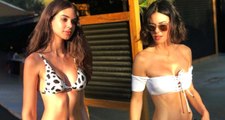 Defne Samyeli'nin Bikinili Fotoğrafından Sonra Kızı Deren Talu'da Bikinili Poz Verdi