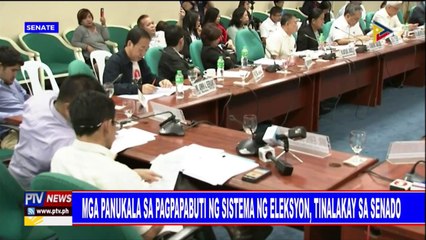 Mga panukala sa pagpapabuti ng sistema ng eleksyon, tinalakay sa Senado