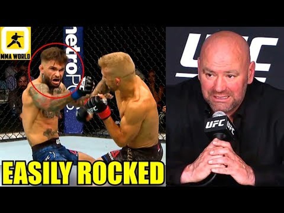 I don't believe Cody Garbrandt has a chin he has some problems that should be fixed,Dana White