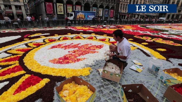 Le Tapis de Fleurs sur la Grand-Place de Bruxelles
