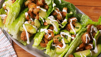 Cilantro-Lime Shrimp Lettuce Wraps Are Low-Carb Gold