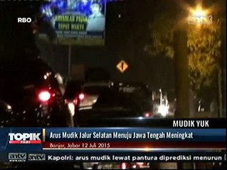 Arus Mudik Jalur Selatan Menuju Jawa Tengah Meningkat