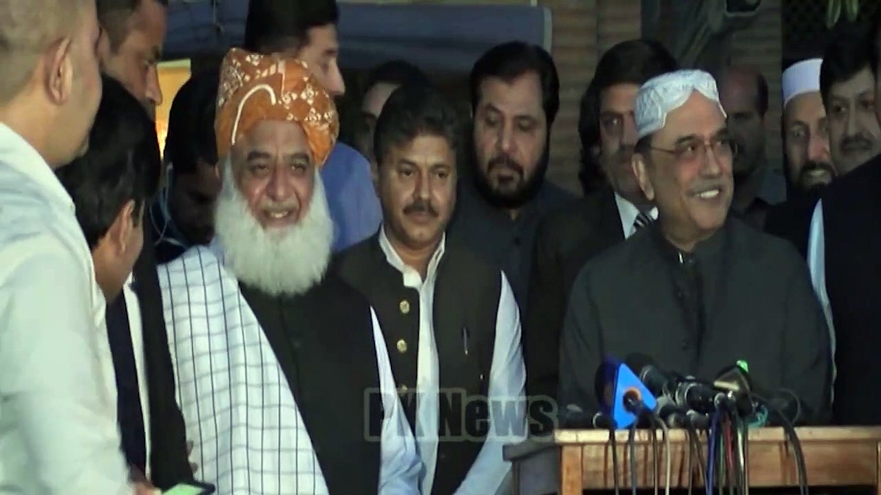 Zardari And Fazl ur Rehman