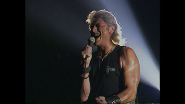 Johnny Hallyday Ca ne change pas un homme répétitions Bercy 1992