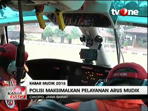 Kapolri Tinjau Persiapan Jalur Mudik Lewat Udara