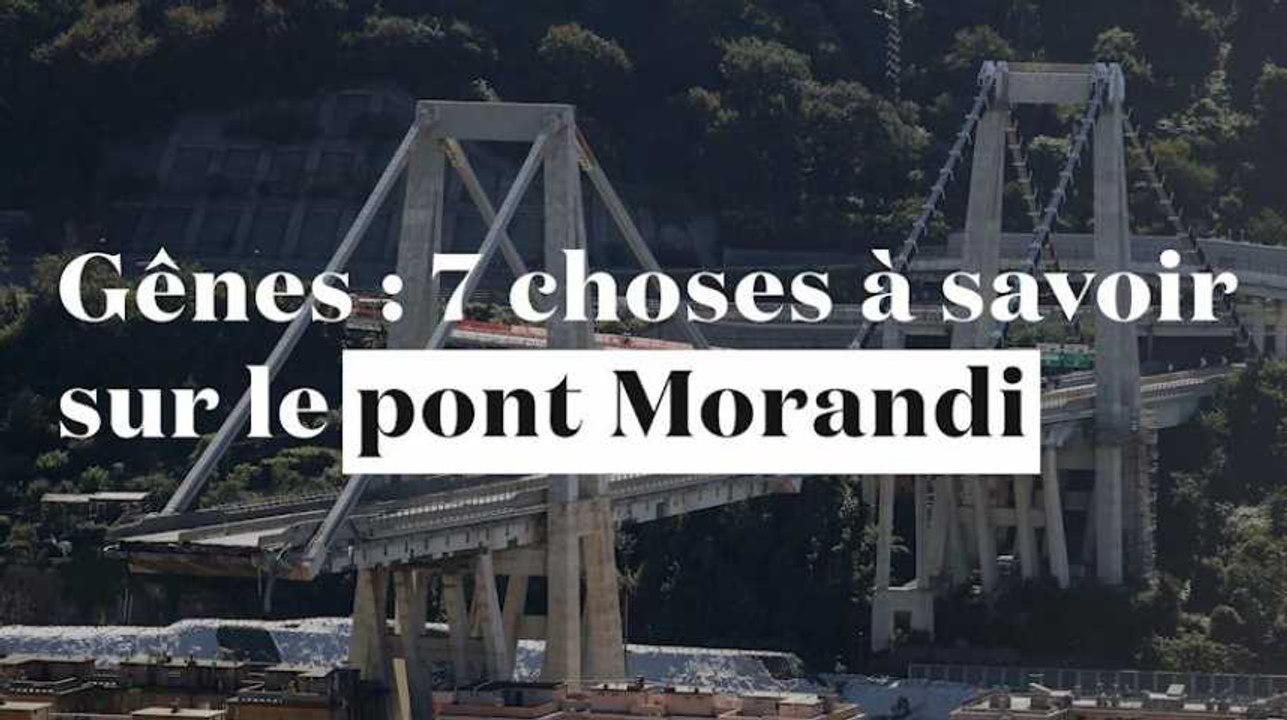 7 choses à savoir sur le pont Morandi effondré à Gênes