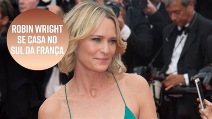 Robin Wright, de House of Cards, se casa em cerimônia íntima