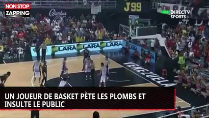 Un basketteur pète les plombs et insulte le public (vidéo)