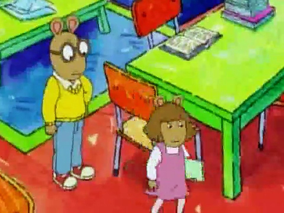 Arthur 04x01 - D W 's Library Card; Arthur's Big Hit - video