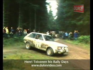 Henri Toivonen his Rally Days