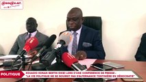 KKB lors d’une conférence de presse : 