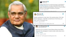 Atal Bihari Vajpayee: Sanjay Dutt, Rajinikanth & other Bollywood Celebs gets EMOTIONAL | FilmiBeat