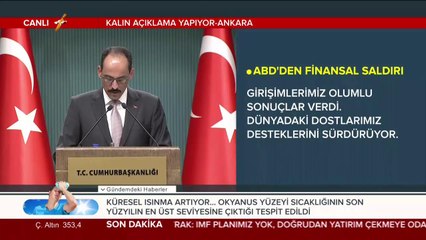 İbrahim Kalın konuşuyor