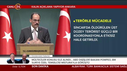 İbrahim Kalın konuşuyor