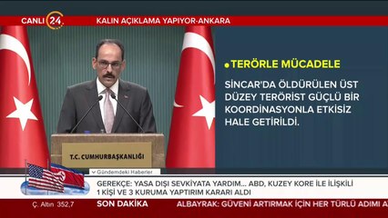 İbrahim Kalın konuşuyor