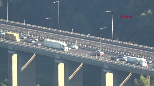 Bolu Tem'in Bolu Geçişinde 35 Kilometrelik Araç Kuyruğu Hd