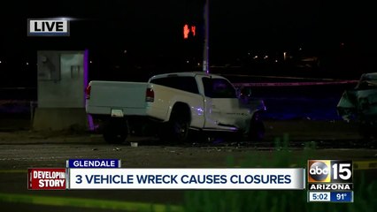 Two dead after crash in Glendale