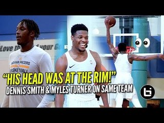 Dennis Smith Jr Shows Off INSANE Bounce at Private NBA Run! Myles Turner Looking SCARY GOOD!