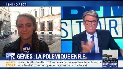 Gênes: la polémique politique