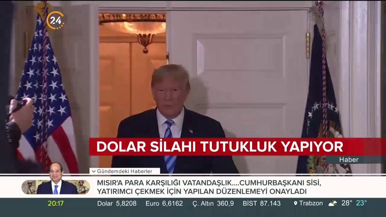 Trump'ın dolar silahı tutukluk yapıyor
