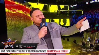 Samoa Joe sends AJ Styles into a rage- SmackDown LIVE, Aug. 14, 2018