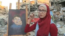 شاهد: رسامون فلسطينيون يعودون لمخيم اليرموك لرسم الأمل