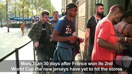 Wait continues for France fans looking to buy new jerseys