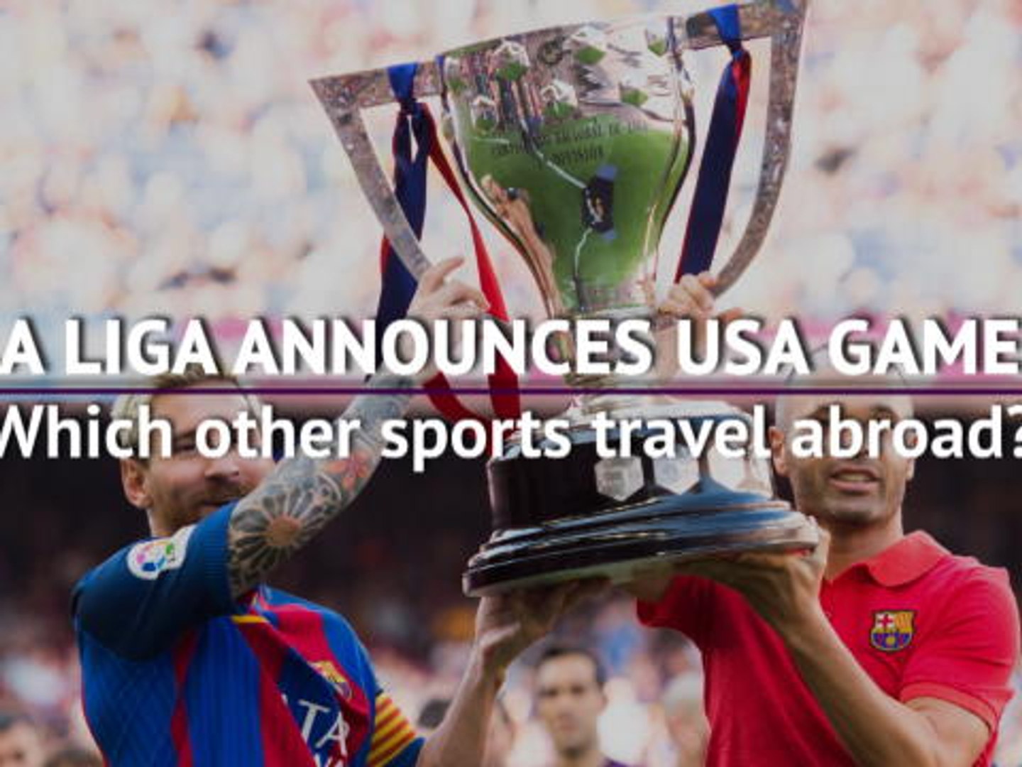 ⁣As La Liga announces USA games, which other sports travel abroad?