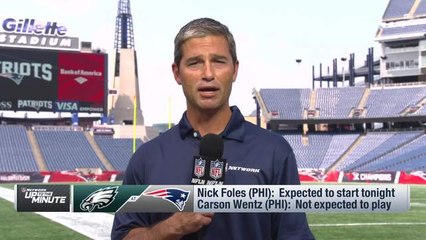 How much will Brady, Foles play on Thursday?