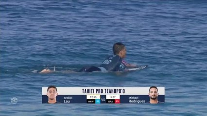 Adrénaline - Surf : Tahiti Pro Teahupo'o, Men's Championship Tour - Round 3 heat 2