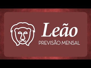Previsão mensal para Leão - Agosto 2016