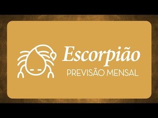 Horóscopo mensal de Escorpião - Novembro 2016