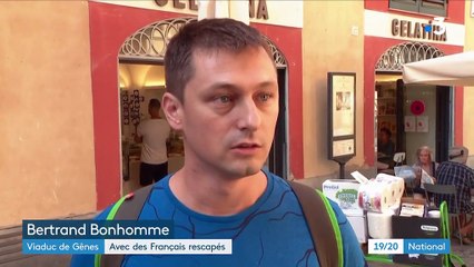 Viaduc de Gênes : avec les Français rescapés