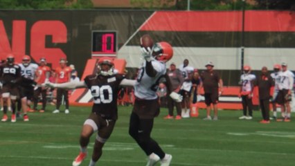 Jarvis Landry makes one-handed catch in practice