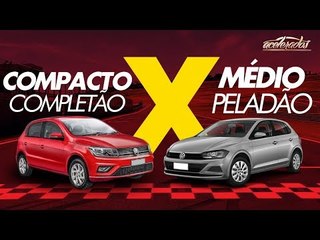 COMPACTO COMPLETÃO x MÉDIO PELADÃO! QUAL EU COMPRO? - ACELEDEBATE #13 | ACELERADOS
