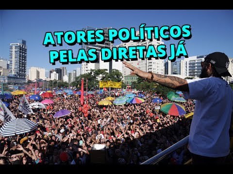 Atores políticos pelas Diretas Já