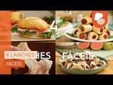 4 lanches fáceis — Receitas TudoGostoso