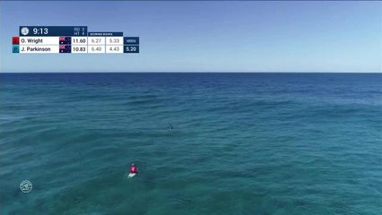 Adrénaline - Surf : Owen Wright with an 8 Wave vs. J.Parkinson