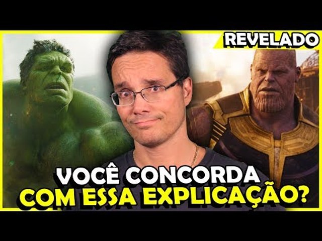 GUERRA INFINITA: Diretor DIZ como Thanos VENCEU o HULK sem as Joias