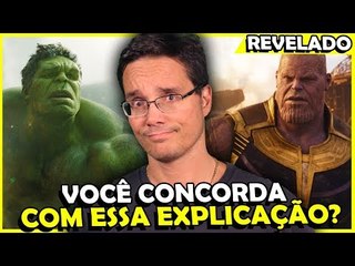 GUERRA INFINITA: Diretor DIZ como Thanos VENCEU o HULK sem as Joias