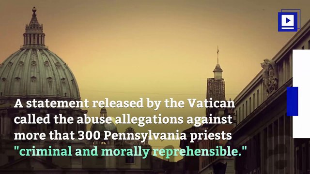 Pope Francis Condemns Pennsylvania Sex Abuse Scandal