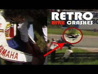 Retro Bike Crashes | Thrown From Bike Causes Serious Injury!