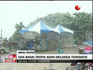 Dua Badai Tropis Diprediksi akan Menghantam China