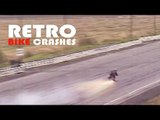 Retro Bike Crashes | Drag Racer Almost Killed!