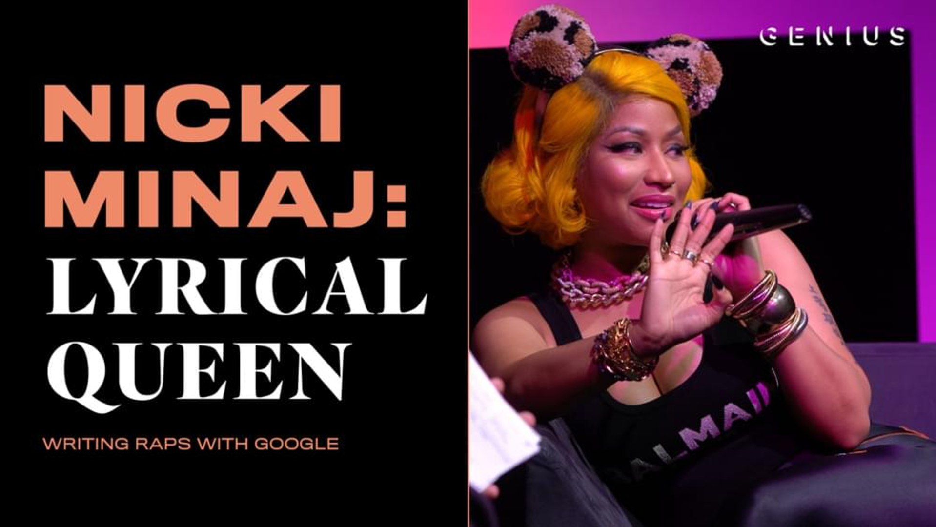 How Nicki Minaj Uses Google To Write Lyrics | Nicki Minaj: Lyrical Queen -  video Dailymotion