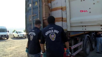 İstanbul Avcılar'da 1 Tır Dolusu Sahte Parfüm Ele Geçirildi Hd